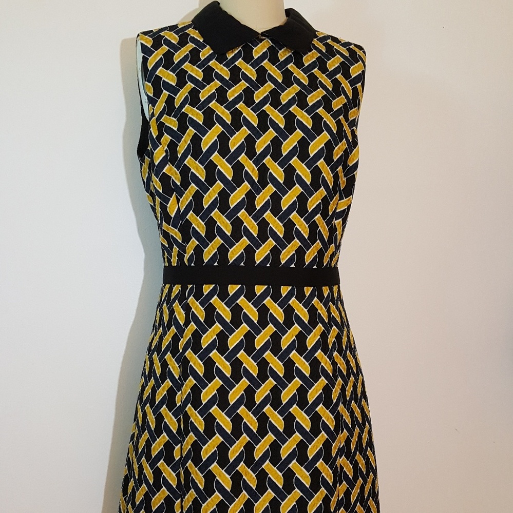 Miss Wu Jason Wu Geometric Print Sheath Dress